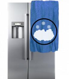 Намерзает снег, лед на стенке - холодильник Gorenje